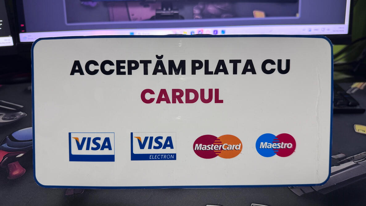 Sticker Acceptă Plata cu Card Sticker Acceptă Plata cu Card