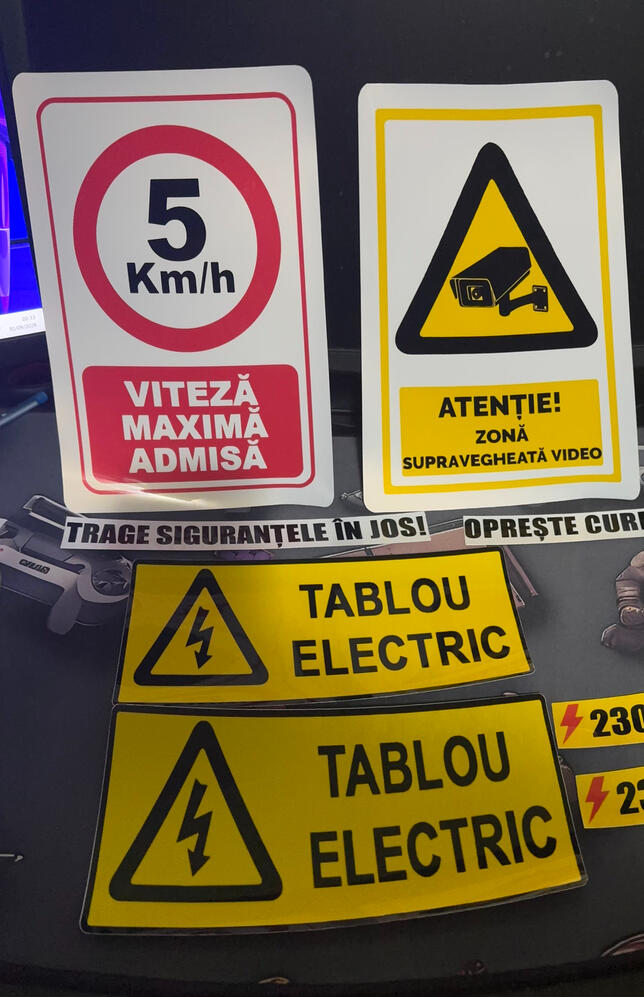 Indicatoare – SSM, PSI,Avertizare